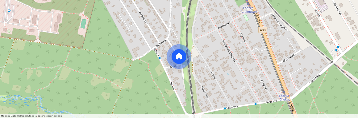 ul. Lisia, Zgierz, zgierski, łódzkie