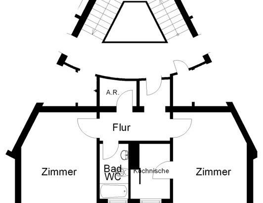 Frisch renovierte 2-Zimmer-Wohnung! - Photo 1
