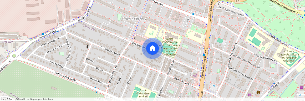 ul. Gustawa Morcinka, Głogów, głogowski, dolnośląskie