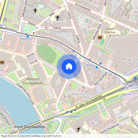 ul. Benedykta Polaka 14a, Plac Grunwaldzki, Śródmieście, Wrocław, dolnośląskie