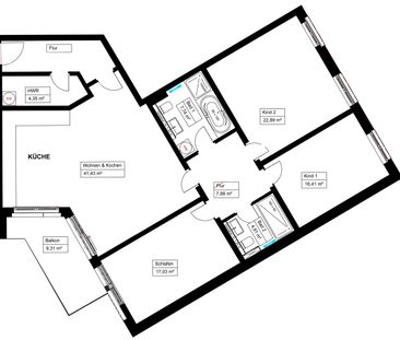 I WOHNEN DER EXTRAKLASSE | ERSTBEZUG | Neubau | Parkett | Fußbodenh... - Foto 1