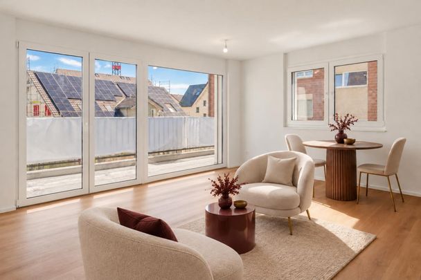 Neue 3.5-Zimmer-Gartenwohnung mit Sitzplatz und eigenem Waschturm - Photo 1