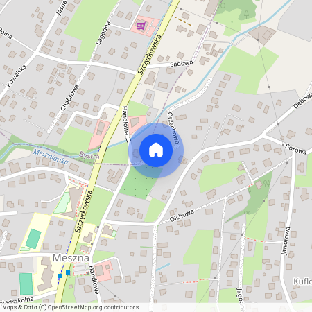 ul. Orzechowa, Meszna