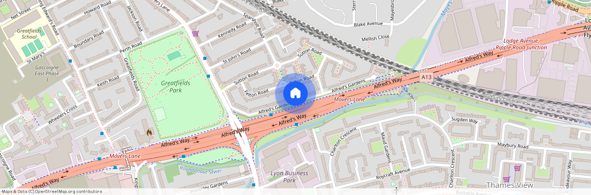 Alfreds Gardens, Barking, IG11