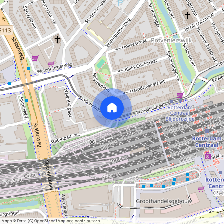 Provenierswijk, 3033 HD, Stationssingel, Rotterdam