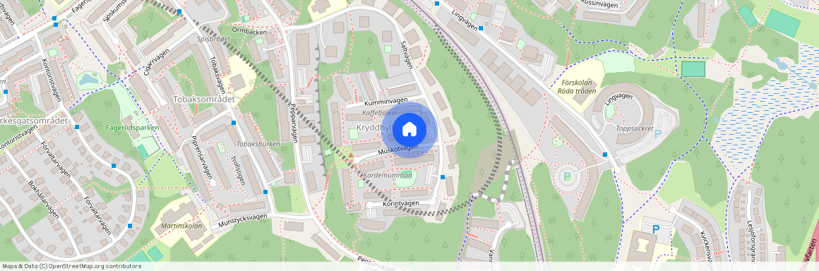 Muskotvägen 4, Hökarängen