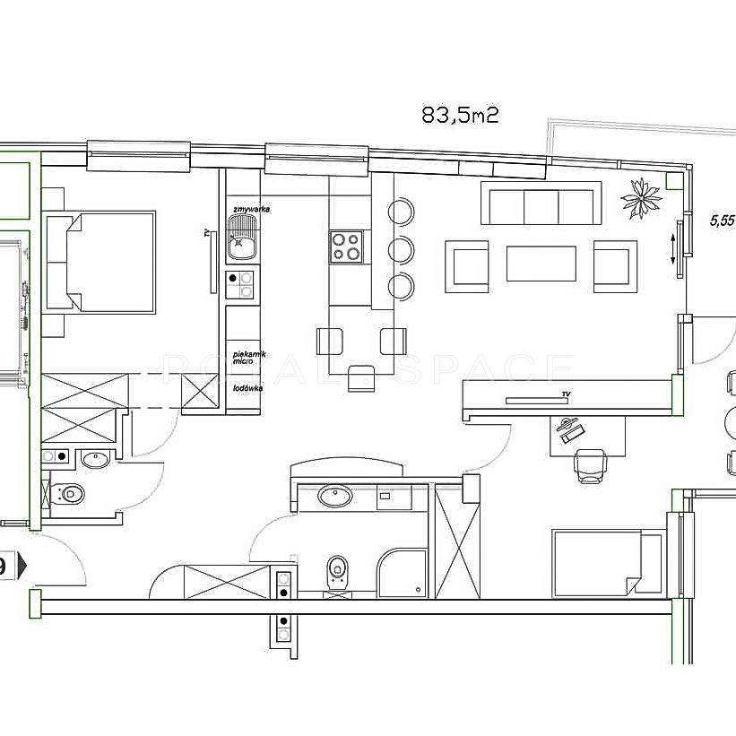 Nowoczesny apartament na Wiślanych Tarasach - Photo 1