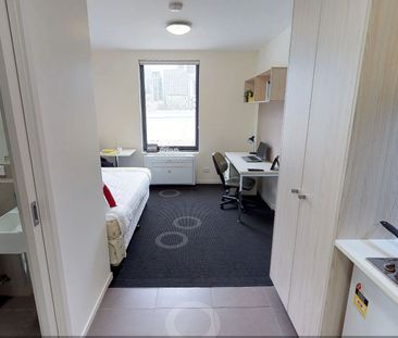 North Melbourne | Student Living on Cobden | Studio Apartment Standard – Double Bed - Photo 3