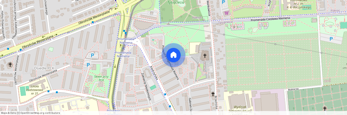 ul. Inwalidów Wojennych, Tysiąclecie, Częstochowa, śląskie