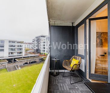Schickes 1-Zimmer Apartment mit großem Balkon, direkt am Winterhude... - Photo 1