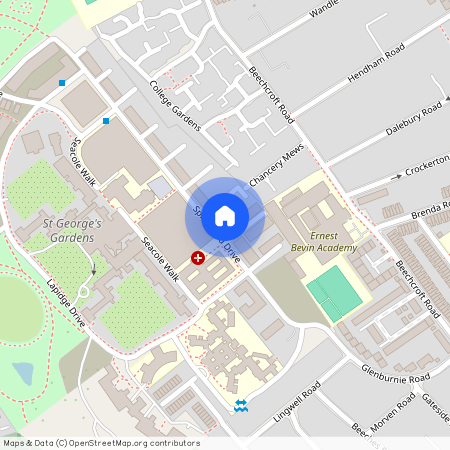 at Manchester, 10 Honeysuckle House 12, Springfield Drive SW17