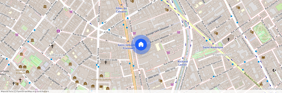 République-Saint Ambroise, Paris 11Ème