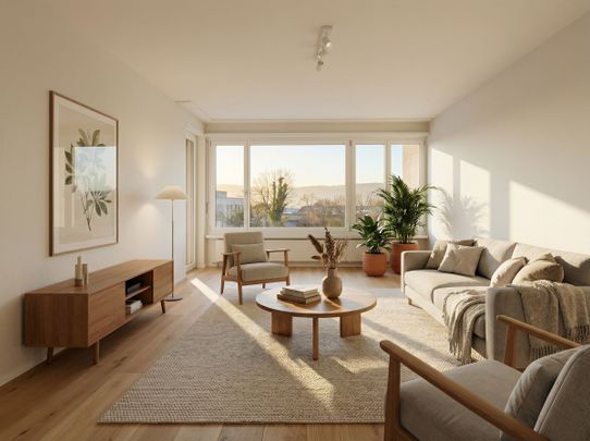 Home at Lake Zurich bright 3.5-room apartment with mountain and lake view in Feldmeilen - Foto 1