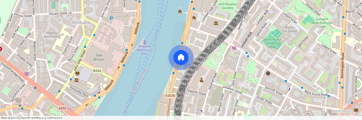 Corniche, Albert Embankment, SE1