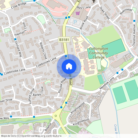 - Exeter Road, Cullompton, EX15