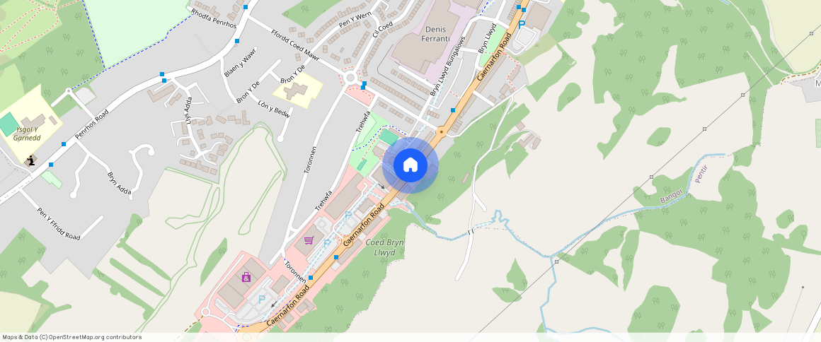 Caernarfon Road, Bangor, LL57