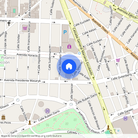 Calle Euler, Polanco 5ª Sección, Polanco, Ciudad de México, Miguel Hidalgo, Ciudad de México, 11560, México