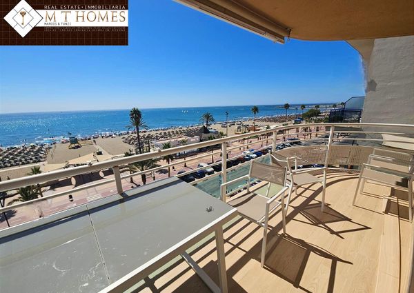 SPECTACULAR BEACHFRONT APARTMENT IN LOS BOLICHES – PANORAMIC SEA VIEWS