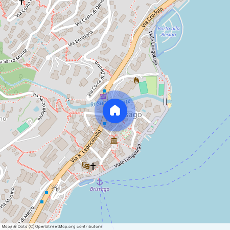 6614, Isole di Brissago, Piazza Municipio