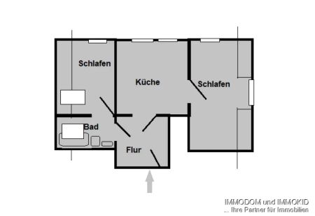 Günstige Single-Wohnung mit hübschem Badezimmer in Obercrinitz zu vermieten! - Photo 3