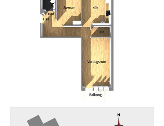 Mariebergsgatan 4 A - Foto 1