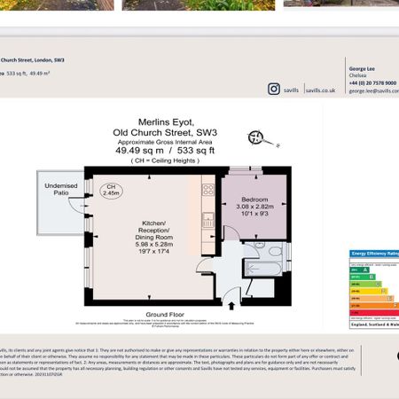 1 Bed Flat, Old Church Street, SW3 - Photo 3