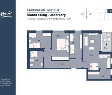 WBS erforderlich | 4-Zi.-Whg. mit Balkon. Anfrage über: https://bra... - Photo 6