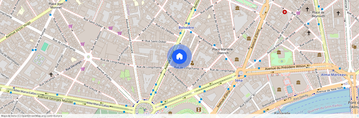 Villa de Longchamp, 75016, Paris