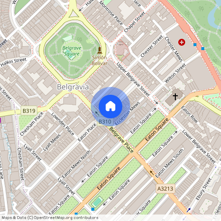 Eaton Place, Belgravia, SW1X 8AF, London