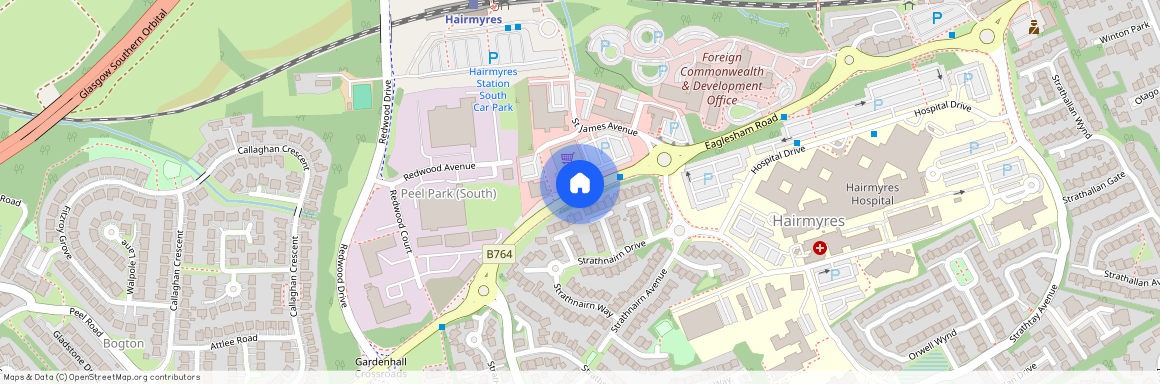 Eaglesham Road, Glasgow, G75, Eaglesham Road, East Kilbride