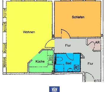 GroÃzÃ¼gig geschnittene 2-Zimmerwohnung in zentraler Lage in Senft... - Photo 6