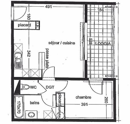 Location appartement 2 pièces, 42.94m², Nîmes - Photo 4