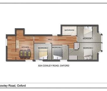 First Floor Flat 92 Cowley Road, Cowley Road, OX4 1JE, Oxford - Photo 1