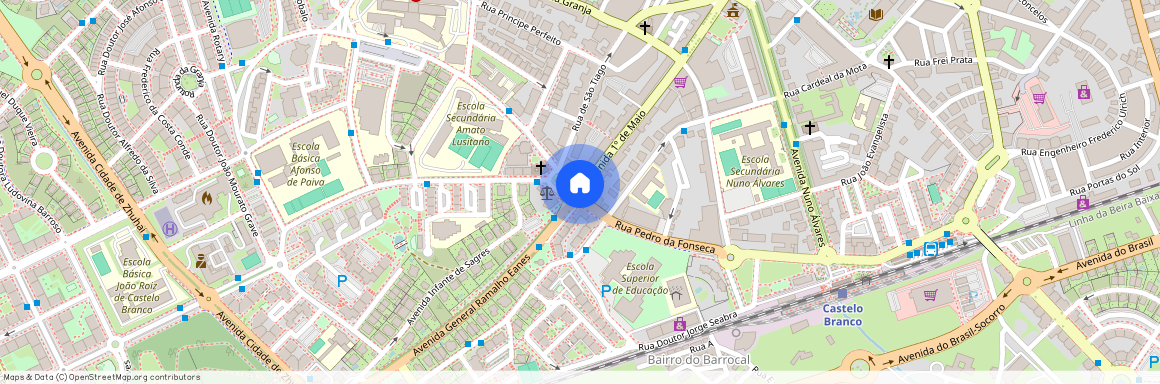 Praca Rainha D Leonor, Castelobranco