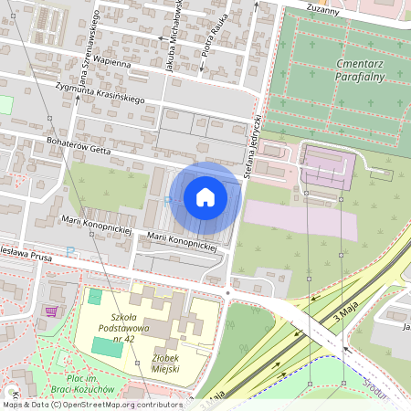 ul. Marii Konopnickiej, Środula, Sosnowiec, śląskie