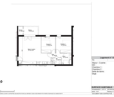 Location Appartement 3 pièces 66m² PINS JUSTARET 31860 - Photo 4