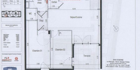 Location Appartement 3 pièces 65m² BEZIERS 34500 - Photo 3