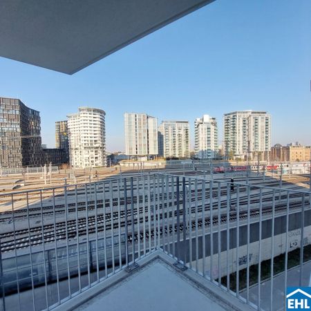 Sonnwendviertel: 1-Zimmer-Wohnung mit Balkon im 10. OG – Fitnessraum, Co-Working & Rooftop-Terrasse inklusive! - Foto 2