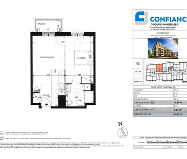 Appartement T1 Le Blanc-Mesnil à louer - Photo 1