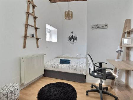 Chambre meublée en colocation maison centre ville Ambérieu - Photo 3