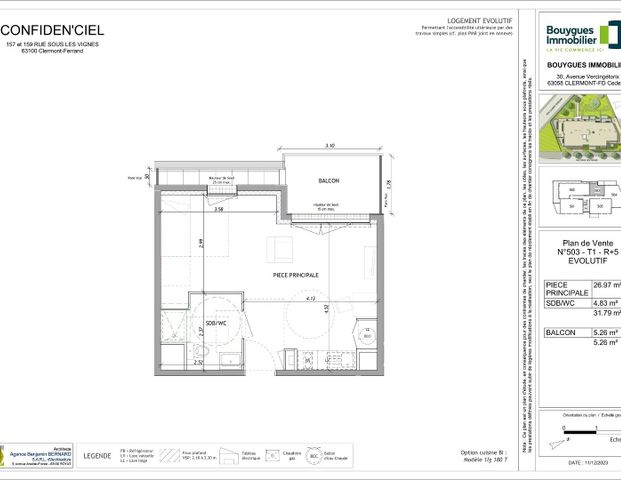 location Appartement T1 DE 31.79m² À CLERMONT FERRAND - Photo 1