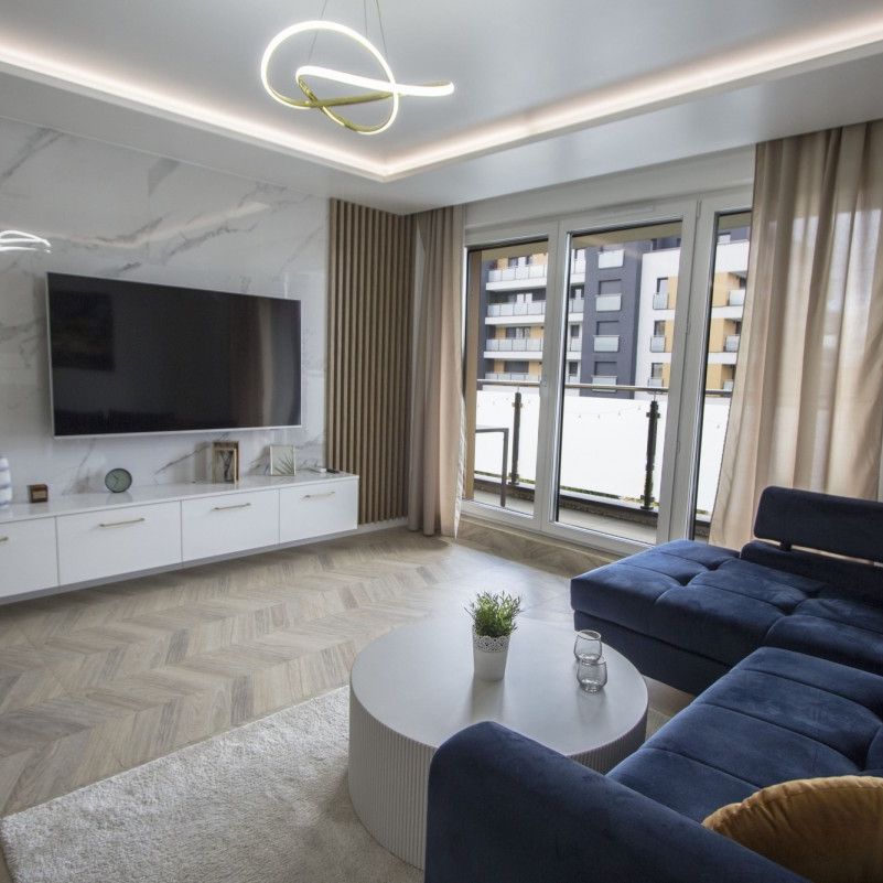 Komfortowe 60m² balkon, parking, klimatyzacja - Фото 1