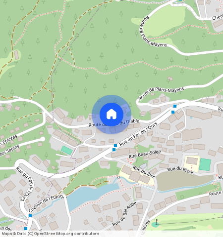 Route du Pont du Diable, Crans-Montana