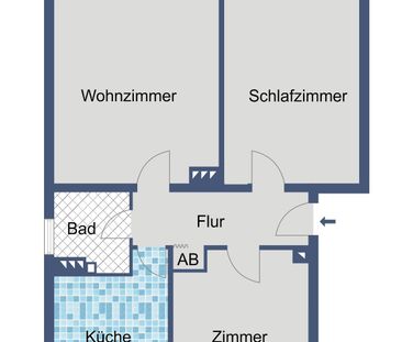 Gemütliche Dachgeschosswohnung im Herzen Rüdesheim! - Photo 1