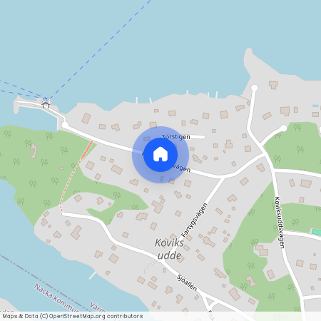 Hamnuddsvägen, Gustavsberg