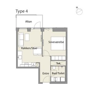 På 7. sal finder du denne lyse - Photo 2