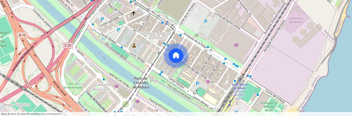 Carrer de la Mare de Déu del Carme, Sant Adrià de Besòs, Catalonia 08930, Sant-Adria-De-Besos