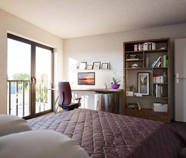 1 Zimmer in 2er WG, Neubau-Wohnung zum Erstbezug in Saarbrücken - Photo 2