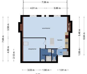 Appartement te huur: Dr. Dirk Bakkerlaan 6-A 2061 EW Bloemendaal - Foto 3