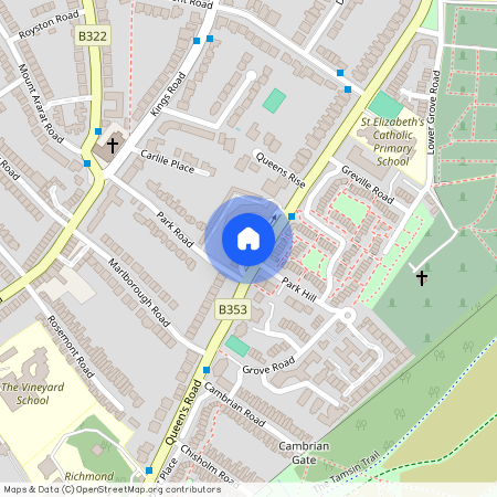 Queens Court, Queens Road, Richmond, Surrey, TW10